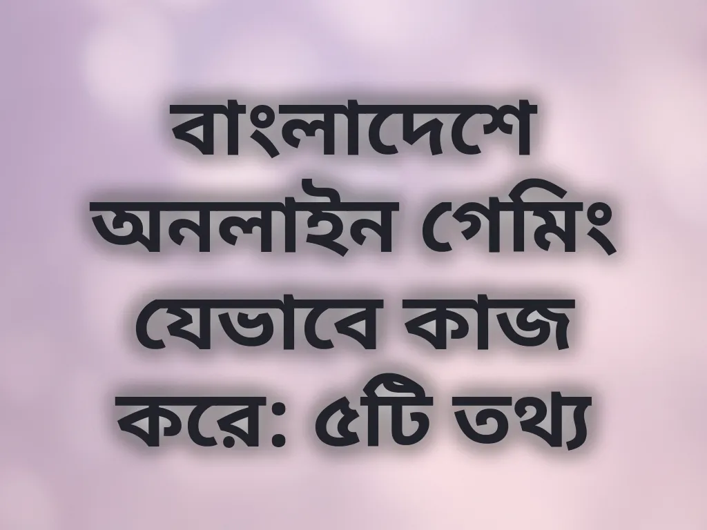বাংলাদেশে গেমিং গাইড